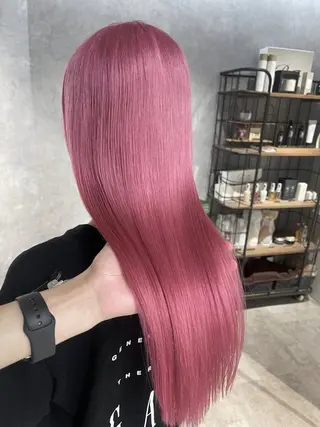 ロング カラー 福西 洋斗のヘアスタイル