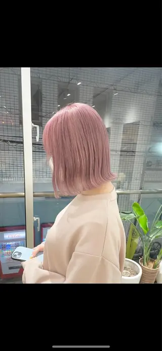 ショート カラー 圧倒的なケアブリーチ /髪質改善🩵松田のヘアスタイル