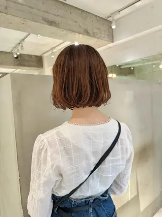 ミディアム カラー 榎本 健太のヘアスタイル