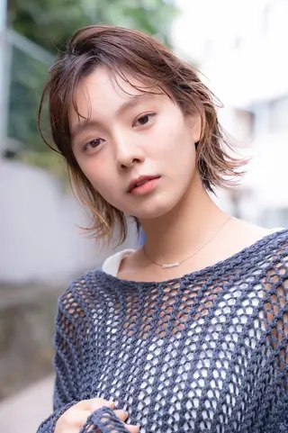 ミディアム カラー パーマ 💝髪質改善💝_ chlom🌸春🌸のヘアスタイル
