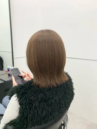 ミディアム カラー 本格ヘッドスパ🌿 ×ヘア 佐藤のヘアスタイル