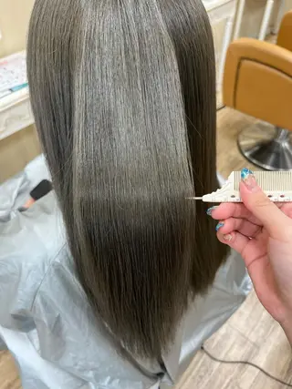 髪質改善カラーエステ /繁原わかなのヘアスタイル
