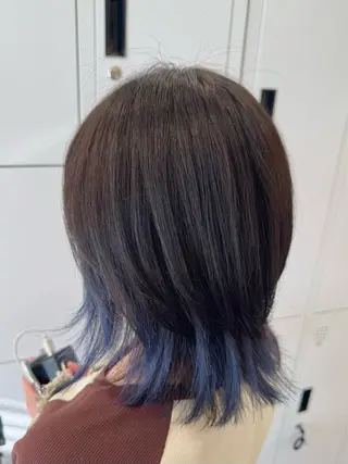 カラー 八木菜美 似合わせ/ニュアンスのヘアスタイル