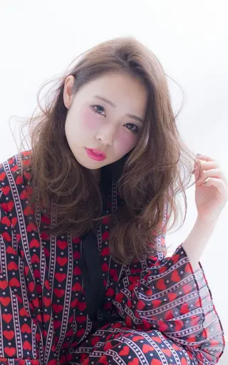 セミロング 金沢美容室/ 艶髪/夜営業/JINのヘアスタイル