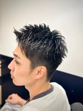 ショート メンズ 【23時まで営業！】 知念　新菜のヘアスタイル