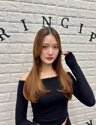 ロング すぐ巻ける縮毛矯正 🍀勝倉　麗のヘアスタイル