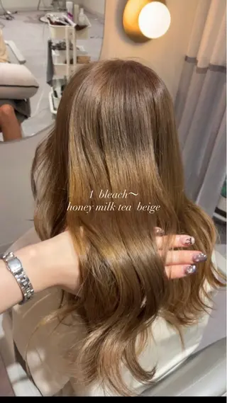 カラー 石井綾華🩰 ブリーチモデル募集✨のヘアスタイル