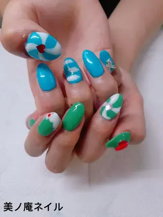 ネイル 美ノ庵ネイルサロン メトロポリタン前店のネイルデザイン