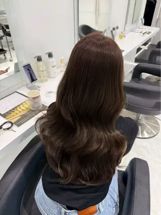 ロング 韓国ワンホン透明感 カラー✨🖤ここあのヘアスタイル