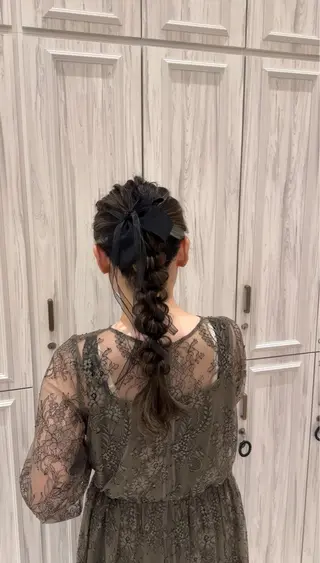 ロング ヘアアレンジ LaBless 北浜 momo🎀のヘアスタイル