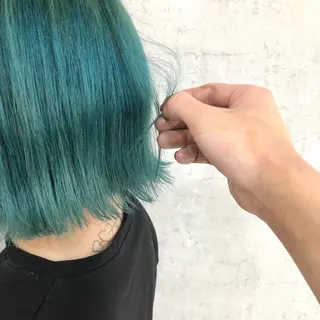 ショート カラー パーマ ヘアアレンジ メンズ キッズ ネイル マツエク・マツパ エビスザキレン／メン ズ／心斎橋🌳のヘアスタイル