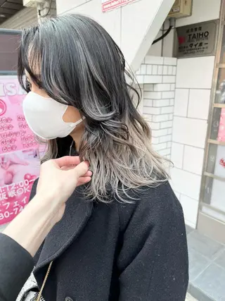 カラー SALOWIN栄 高須大貴のヘアスタイル