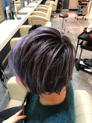 ショート カラー 松井 博徳のヘアスタイル