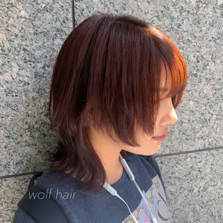 ミディアム カラー ヘアアレンジ 似合わせカット得意 💛RENA💛のヘアスタイル