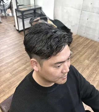 ショート パーマ メンズ 【メンズ特化】 横浜美容師kuのヘアスタイル