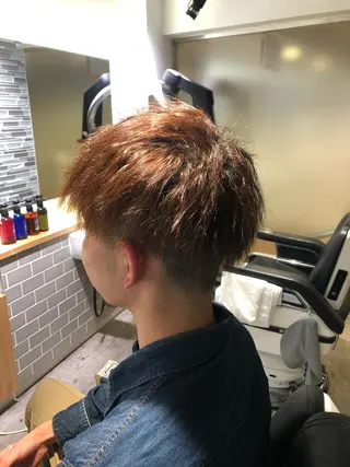 ショート パーマ メンズ bifino.rilune for men所属・rilune matsuoのヘアスタイル