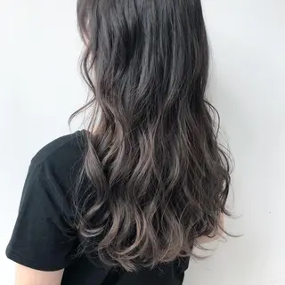 ロング カラー ヘアアレンジ 【公式】amble luxe池袋東口🩷のヘアスタイル