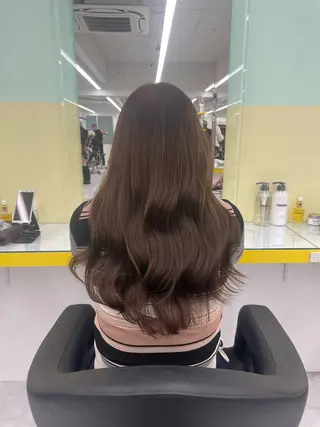 ロング 🦋色落ち綺麗カラー メンズYUZU🦋‪のヘアスタイル