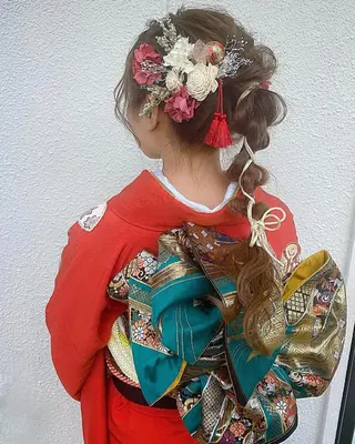 ロング 舩坂 友賀のヘアスタイル