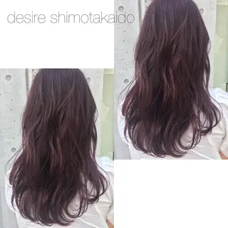 ロング カラー 薄田 珠美のヘアスタイル