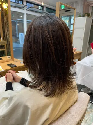 ミディアム ショートカット 💙hiyoriのヘアスタイル