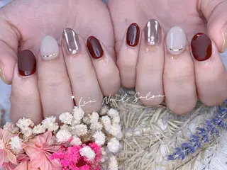 ショート カラー ネイル Le’a NailSalonのネイルデザイン