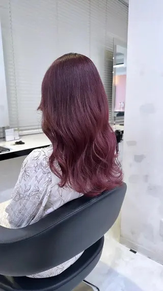 カラー 盛れる上質ワンホン ヘア🤍YUME🤍のヘアスタイル