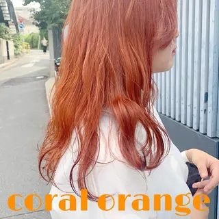ロング カラー ヘアアレンジ 🫧柔色/トレンド カラー/川辺晴加のヘアスタイル