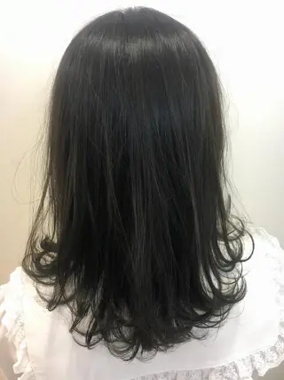 ミディアム カラー 永井 大希のヘアスタイル