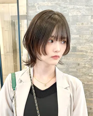 ショート 大阪ウルフカット 🐺デザインカラーのヘアスタイル
