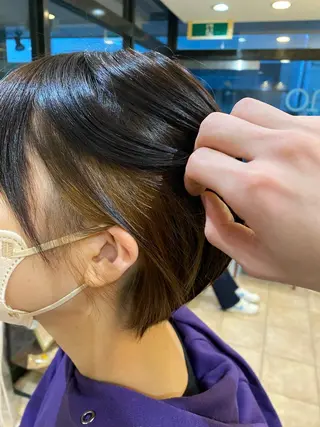ショート カラー 西田辺/ タカスナオヤのヘアスタイル