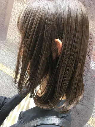 ミディアム カラー 菅村 勇亮のヘアスタイル