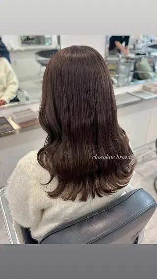 ロング ParveMix 宮﨑 梨里のヘアスタイル
