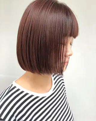 ミディアム カラー 東 みのりのヘアスタイル