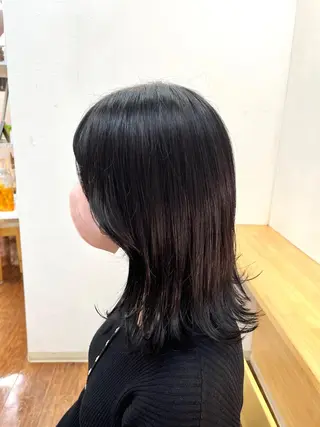 ミディアム 冨田 豊のヘアスタイル