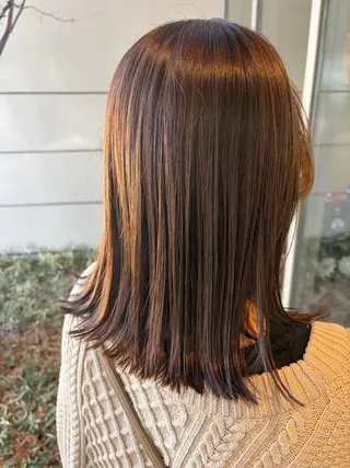 ミディアム 山浦 貴恵のヘアスタイル