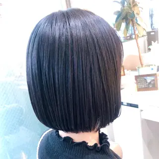 ミディアム 三箇島陽香/髪質改善 クロスパーマ縮毛矯正のヘアスタイル