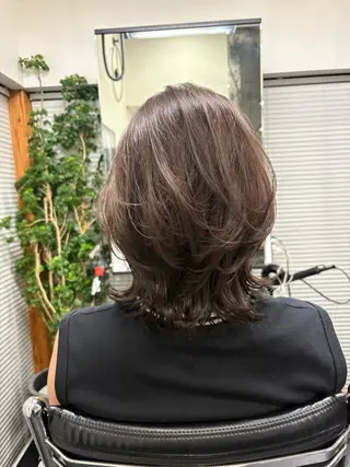 ミディアム 宇野 鈴花のヘアスタイル
