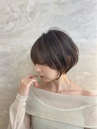 ショート 小顔カット🫧 縮毛矯正✨/礼二郎のヘアスタイル