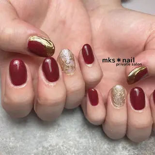 ネイル mks＊nail //  枚方長尾のネイルデザイン