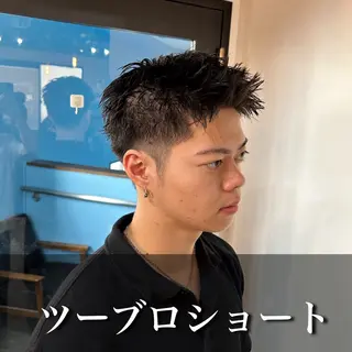 ショート メンズ メンズサロン OVER町田店のヘアスタイル