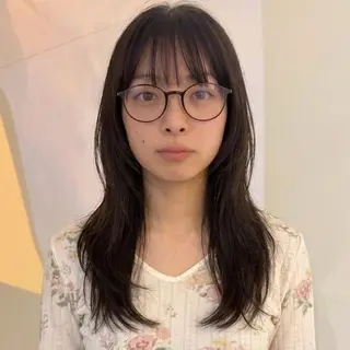 セミロング RikO *. レイヤー/パーマのヘアスタイル