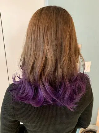 ミディアム カラー 船津武俊 フナツタケトシのヘアスタイル