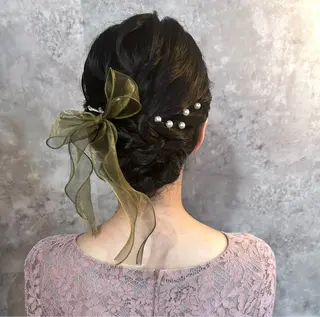 ミディアム ヘアアレンジ 【モデル募集中】 nojiのヘアスタイル