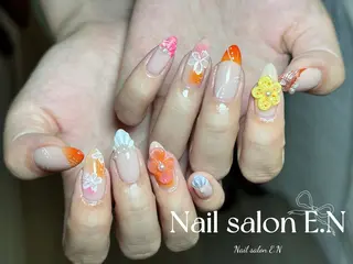 ネイル E.N🦋 長さ出し/持ち込みのネイルデザイン