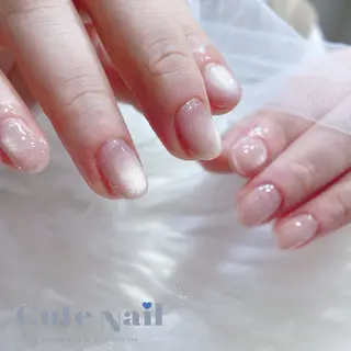 ネイル ️🫧もこ 艶感ネイル🫧のネイルデザイン