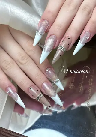 ネイル M🌷nail 長さだし専門店のネイルデザイン