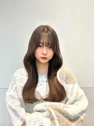 ロング カラー パーマ 🍀本格ヘッドスパ 👑髪質改善🍀英司のヘアスタイル