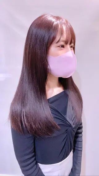 セミロング カラー ヘアアレンジ 柔らか垢抜けｶﾗｰと ｶｯﾄ🫧ASUKAのヘアスタイル