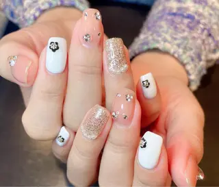 ネイル M🌷nail 長さだし専門店のネイルデザイン